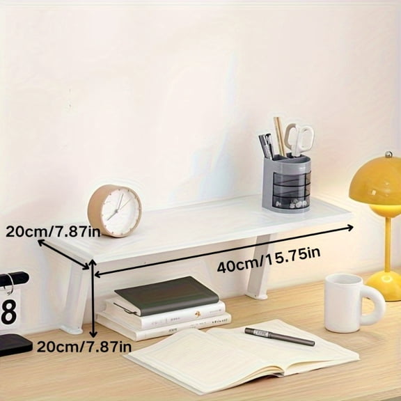 No-Drill Floating Shelf - Multi-Tier Heavy-Duty Wood Shelf with Painted Finish | Floating Shelves Suitable for Office, Study, Living Room - Easy Installation, Sturdy Storage Rack