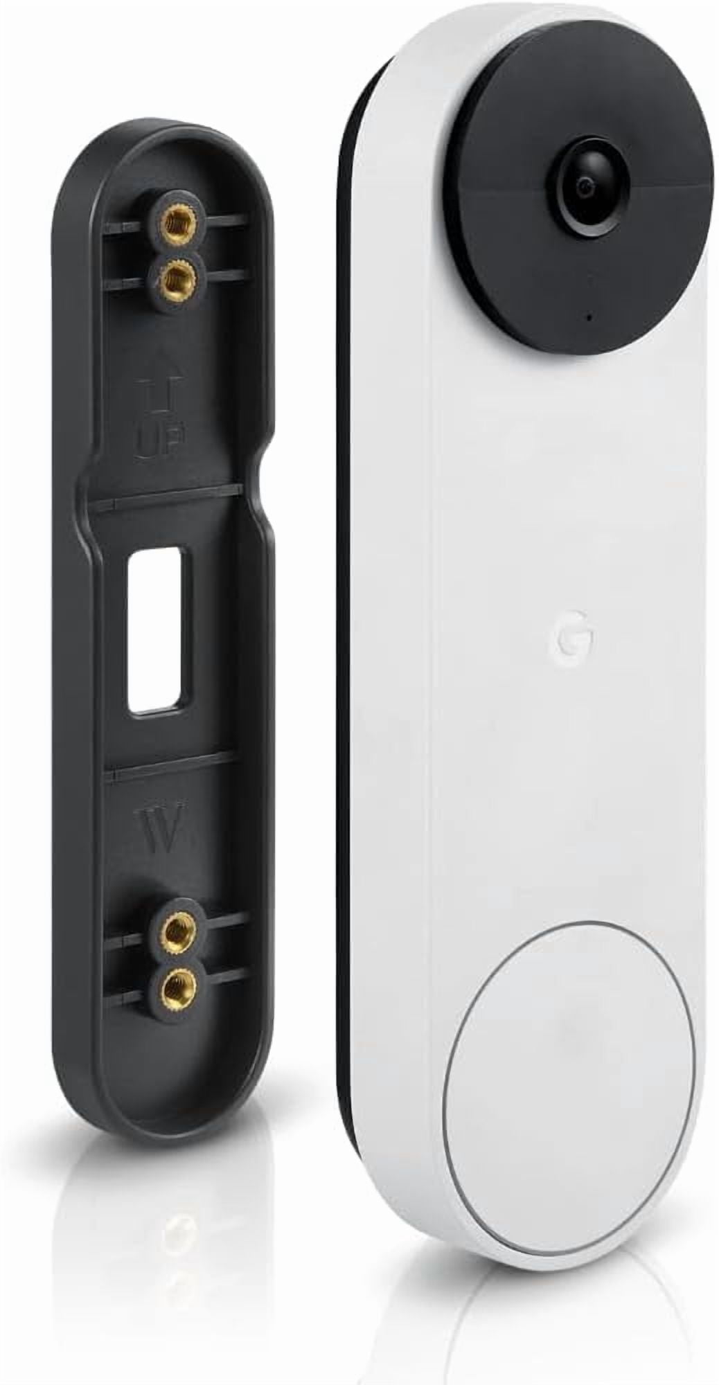 No-Drill Mount Compatible with Google Nest Doorbell (Battery) - Avoid Drilling and Protect Your Walls