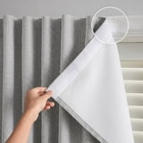 Loop Hook Pos MK Gdledy No Drill No Rod Blackout Curtains with Hook and Loop, Indoor ...