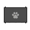 thumbnail image 1 of No Drill Pet Fence for Home Use, 43.3x30.7 Inch Anti Pet Door Fence Isolation Net for Staircase Entrance, Dog and Cat Protection Barrier, 1 of 6