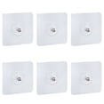 thumbnail image 1 of No-Drill Screw Stickers, 2026 Upgraded Reusable Drill Free Adhesive Hooks, Removable Nail Free Wall Hangers, Picture Hangers Without Nails for Wall Mount, Bathroom, Home, Kitchen, Office,6Pcs, 1 of 9