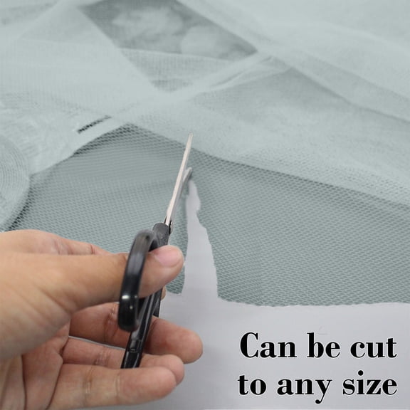 No-Drill Self-Adhesive Adjustable Window Screen Mesh Rolls, Easy-Install Cuttable Anti-Mosquito Netting for Household Window Renovation, Bug Blocking and Indoor Ventilation Protection, Gray