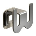 thumbnail image 1 of No Drill Shoe Rack Hook Type Aluminum Alloy Wall Mount Shoe Organizer Non Marking Adhesive Compact Space Saver, 1 of 6
