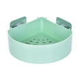 thumbnail image 1 of No-Drill Shower Caddy | Hanging Bathroom Shelf for Shampoo & Toiletries | Plastic Storage Organizer with Rotating Design | 14.5x14.5x6.5cm, 1 of 6