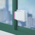 thumbnail image 1 of No-Drill Sliding Glass Door Lock, Childproof Adjustable Security Lock for Patio/Closet Doors – ABS Plastic & Adhesive Installation, 3-Step Setup (Pink/Green/Brown), 1 of 6
