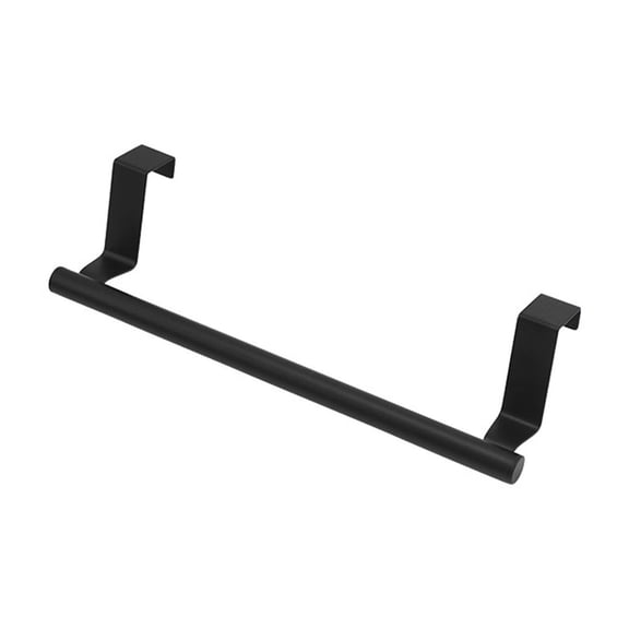 No-Drill Stainless Steel Towel Rack - Magnetic/Hook Hanging Design, 304-Grade Rustproof for Cabinet Doors (4 Colors, 2 Sizes) - Space-Saving Kitchen/Bath Organizer G