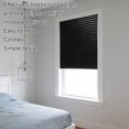 thumbnail image 1 of No Drill Temporary Pleated Window Shade 23.62W x 59.06L Inch Self Adhesive Blackout Blind for Bedroom Bathroom, 1 of 6