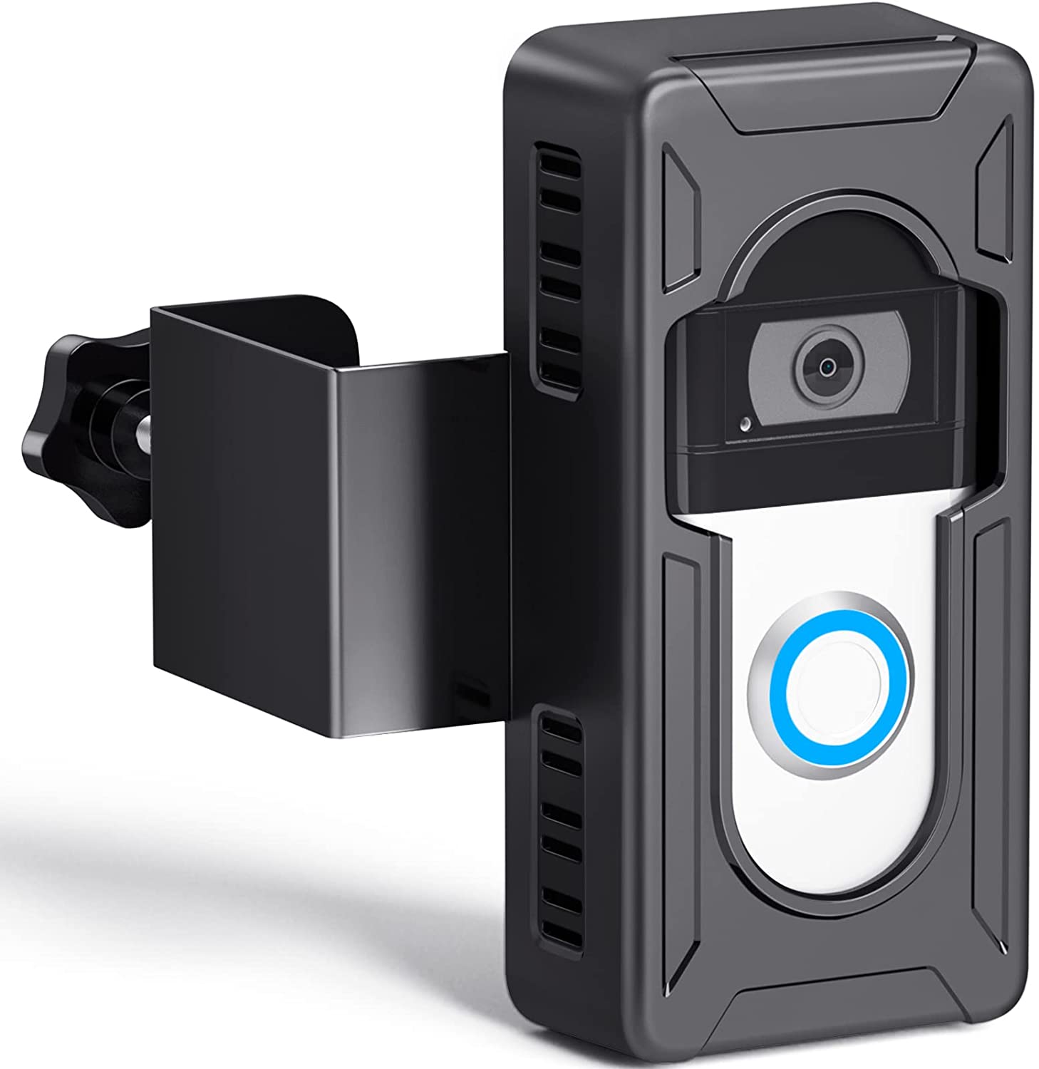 No Drill Video Doorbell Mount, AntiTheft Doorbell Holder Fit for R1/2