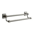 thumbnail image 1 of No Drill Wall Mounted Double Bar Towel Rack | Damage-Free Bathroom Storage Organizer | Space Saving Towel Holder for Kitchen & Balcony, 1 of 1