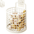 Cable Racks Boiler No-Drill Wall Mounted Metal Mesh Kitchen Basket Rack Adhesive Hanging ...