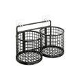 thumbnail image 1 of No Drill Wall Mounted Storage Rack, Kitchen Ginger Garlic Storage Basket, Household Spice Jar Organizer, No Drill Wall Mounted Storage Rack, 1 of 7