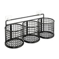 thumbnail image 1 of No Drill Wall Mounted Storage Rack, Kitchen Ginger Garlic Storage Basket, Household Spice Jar Organizer, No Drill Wall Mounted Storage Rack, 1 of 7