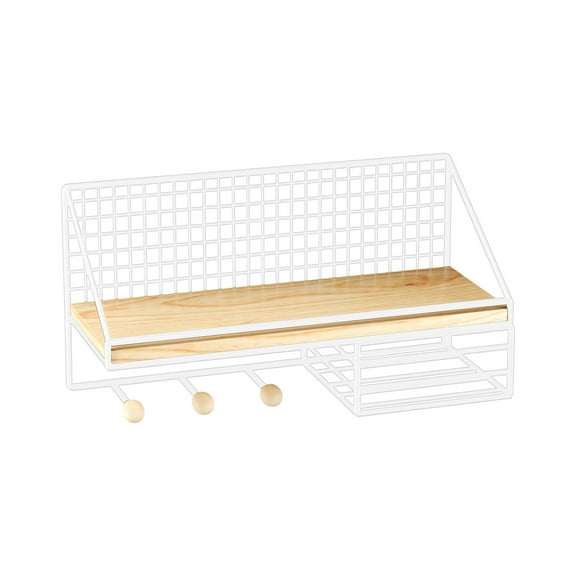 No-Drill Wall Mounted Storage Rack with Strong Adhesive Backing Multi-Layer Organization Solution for Dormitory Kitchen and Bathroom Use Space Efficient Design