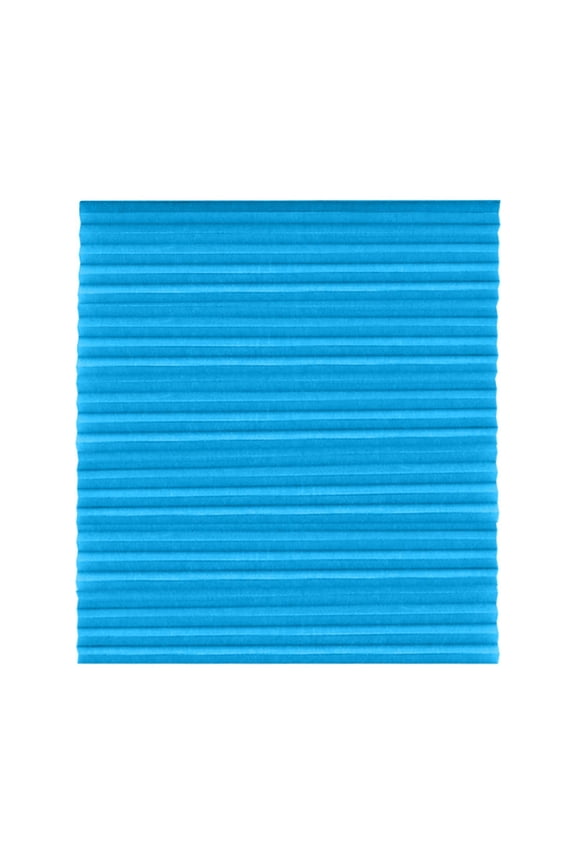 No Drill Window Blinds, Window Shades for Home, Pleated Window Shades, Temporary Window Coverings, Blue Fabric, Window Privacy, 35X59 In, 1 Pc