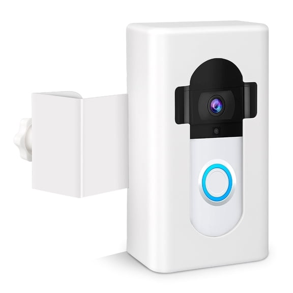 No Drilling Mounting Bracket Video Doorbell Holder for Rental, Dorm, Office