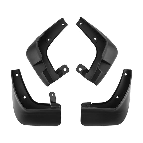 No Drilling Mud Flaps For Kia Cerato 2007-2009 Accessories, Car Mudguard For All Weather Protection, 4PCS Splash Guards Front And Rear Set-black