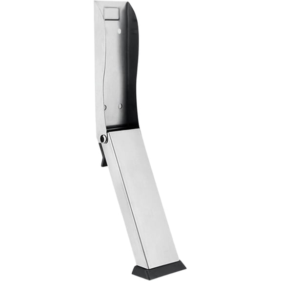 No Drilling Stainless Steel Door Stoppers, Self Adhesive Folding Gate Stopper Easy Pedal Kick Down Door Holder to Keep Gate Open (Silver)