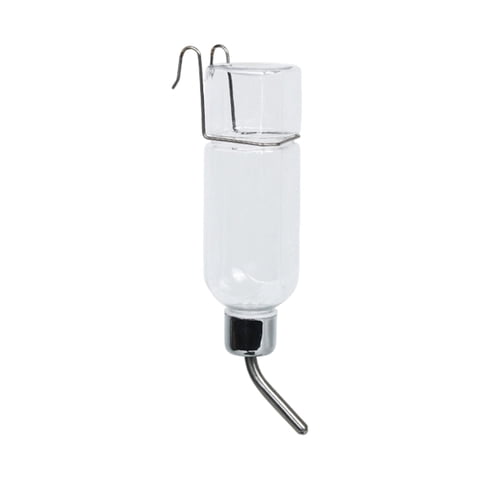 No-Drip Dog Water Dispenser Bottle-Dog Kennel Cage Water Dispenser Water Drinker Kettle for Pets can be Raised and Lowered Drinking Water Feeding Cage Water Bottle for Dogs