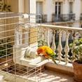 thumbnail image 1 of No Drip Parrot Waterer Feeder 2 in 1 Automatic Water Dispenser Food Bowl for Bird Cage, 1 of 6