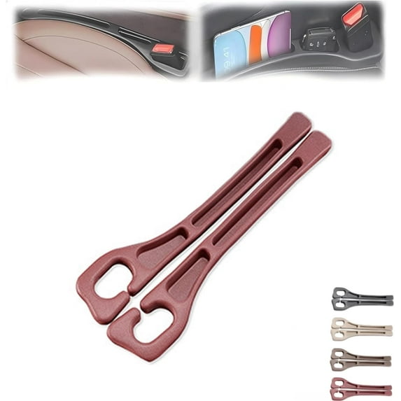 No Drop Seat Guard, Car Seat Gap Filler, Drop seat Gap fillers Between Seat and Console Stop Things from Dropping (Black)