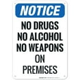 thumbnail image 1 of No Drugs No Alcohol No Weapons On Premises Sign,, 1 of 1