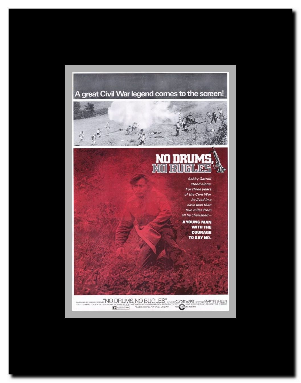 No Drums No Bugles Framed Movie Poster