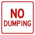 thumbnail image 1 of No Dumping Sign,, 1 of 8
