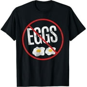 No Egg Allergy Awareness Warning Allergic T-Shirt