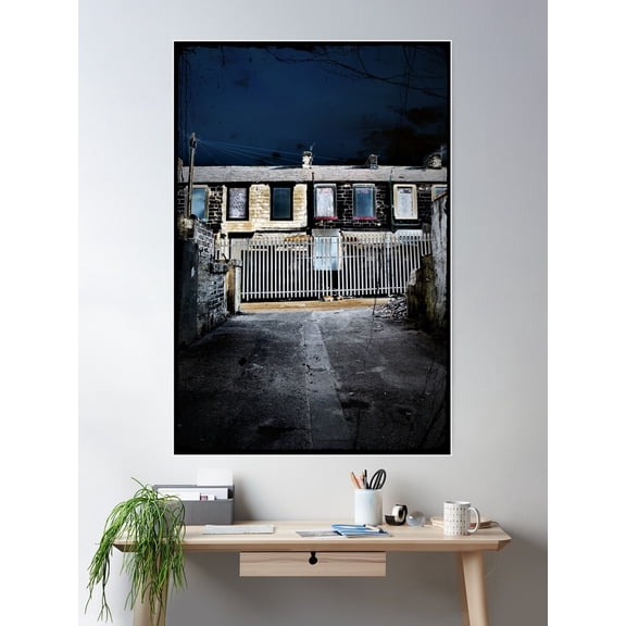 No Entry Poster Wall Art, Modern Wall Decor For Living Room Bedroom, 12x18 UNFRAMED