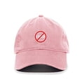 thumbnail image 1 of No Error Baseball Cap Embroidered Cotton Adjustable Dad Hat Light Pink, 1 of 1