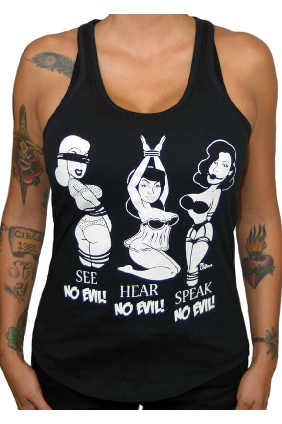 No Evil Racerback Tank Top