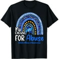 thumbnail image 1 of No-Excuse For Abuse Child Abuse Prevention Awareness Month T-Shirt, 1 of 4