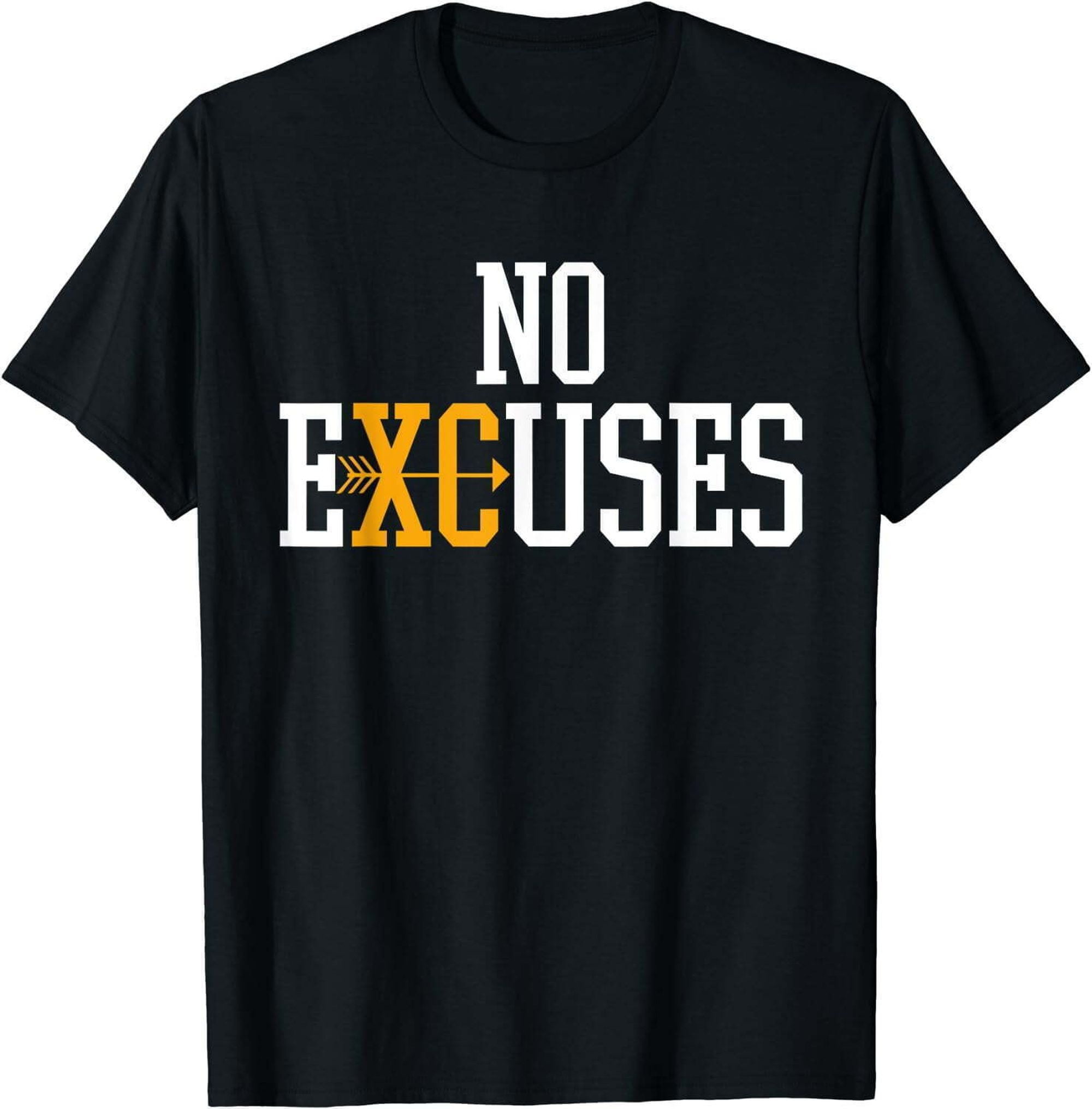 No Excuses Track And Field Running TShirt