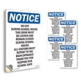 thumbnail image 1 of No Exit During School Hours This OSHA Notice Vinyl Decal Label 5 Inch x 3.5 Inch - 5 Pack, 1 of 6