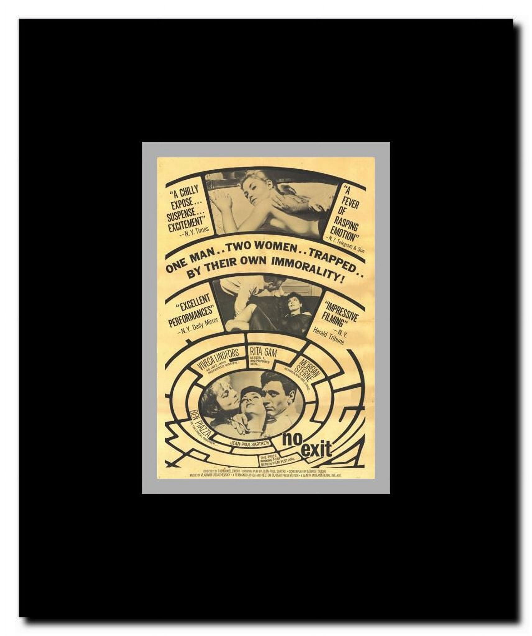 No Exit Framed Movie Poster
