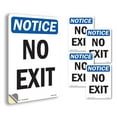 thumbnail image 1 of No Exit OSHA Notice Vinyl Decal Label 24 Inch x 18 Inch - 5 Pack, 1 of 6