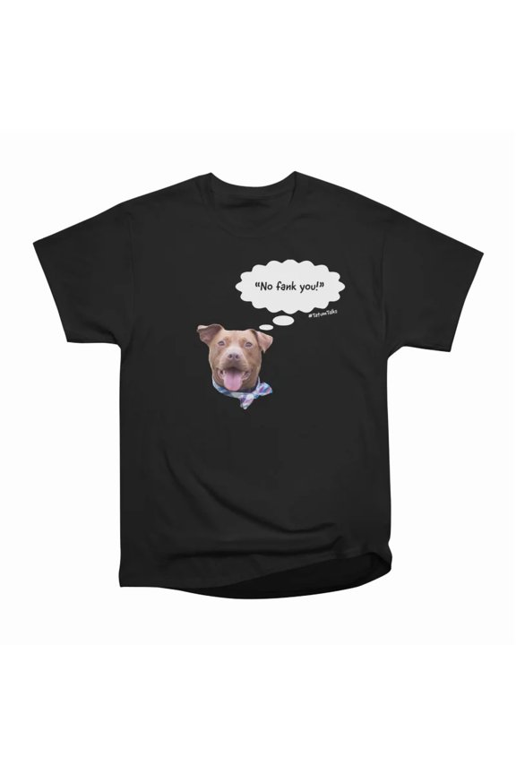 No Fank you Thought bubble T-Shirt Tee Gift For Him Merch For Her Apparel For Friend