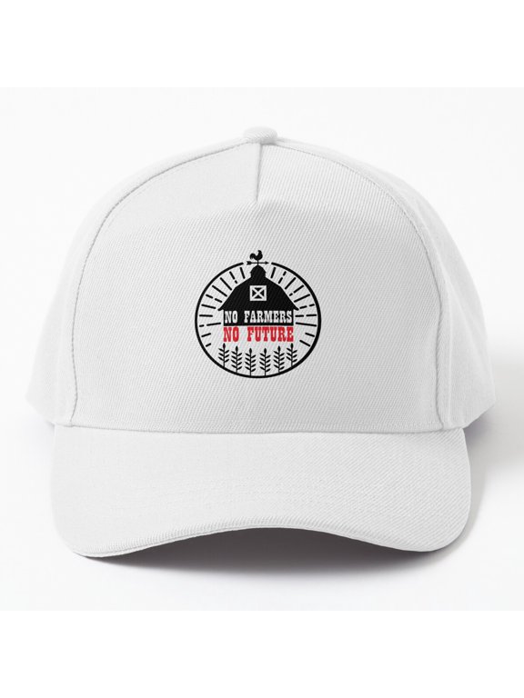 No Farmers No Future Baseball Cap, Support Local Farmers Agriculture Design, Classic Hat