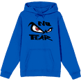 thumbnail image 1 of No Fear Classic Logo Adult Blue Long Sleeve Hoodie-Large, 1 of 3
