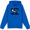 thumbnail image 1 of No Fear Classic Logo Adult Blue Long Sleeve Hoodie-Small, 1 of 3