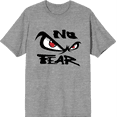 thumbnail image 1 of No Fear Classic Logo  Adult Heather Gray Crew Neck Short Sleeve Tee-Medium, 1 of 4