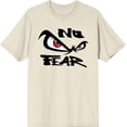 thumbnail image 1 of No Fear Classic Logo  Adult Natural Crew Neck Short Sleeve Tee-Medium, 1 of 4