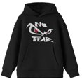 thumbnail image 1 of No Fear Classic Logo Long Sleeve Youth Black Hooded Sweatshirt-XXL, 1 of 4