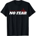 thumbnail image 1 of No Fear Motivation T-Shirt men and women can wear, black, white, gifts, 1 of 4