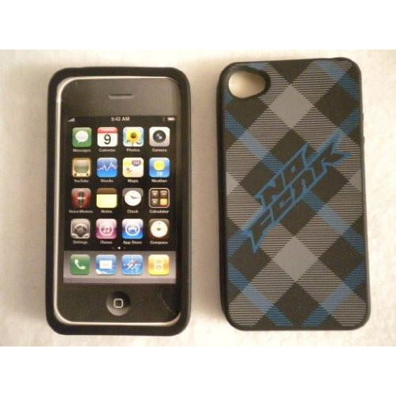 No Fear Protective Case for IPhone4 Skulls Hard Rubber