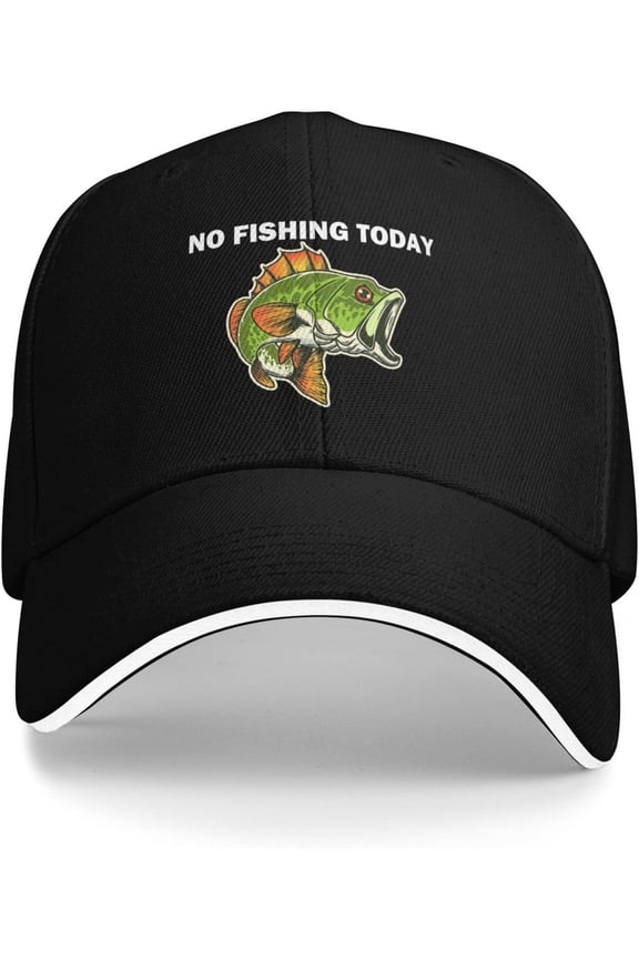 No Fishing Today Cap Women Baseball Caps Fashionable Caps