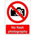 thumbnail image 1 of No Flash Photography Sign Metal Sign Danger Warning Notice Safety Tin Sign 8x12 Inch, 1 of 5