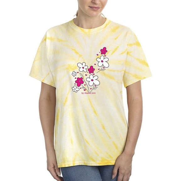 No Flowers Love Tie Dye Cyclone Women -Image by Shutterstock, Female x-Large