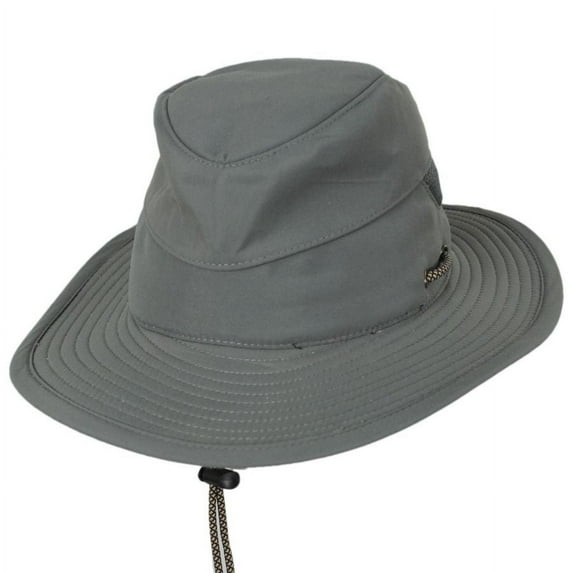 No Fly Zone Watchman HyperKewl Hiker Hat - M - Gray