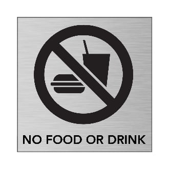 No Food or Drink Signs